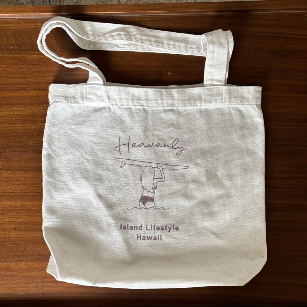 Heavenly Hawaii Canvas Surf girl Tote Bag